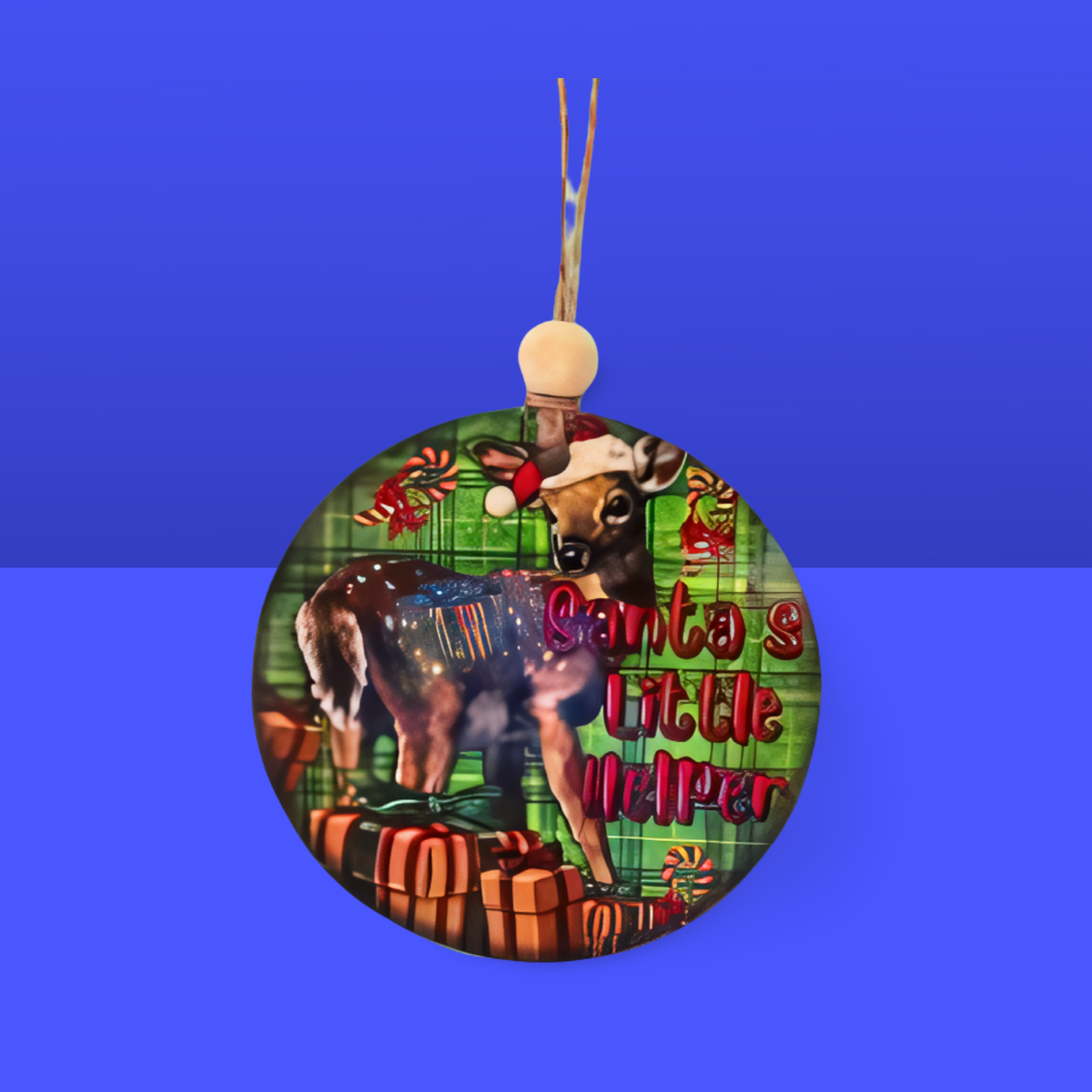 Round Shaped Sublimated Ornament
