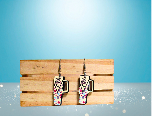 MDF-Tumbler Shaped Sublimated Earrings 1.5 inch