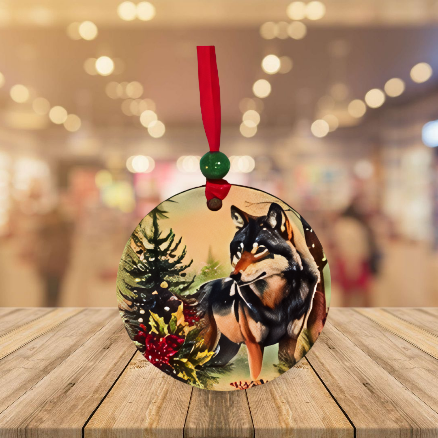 Round Shaped Sublimated Ornament
