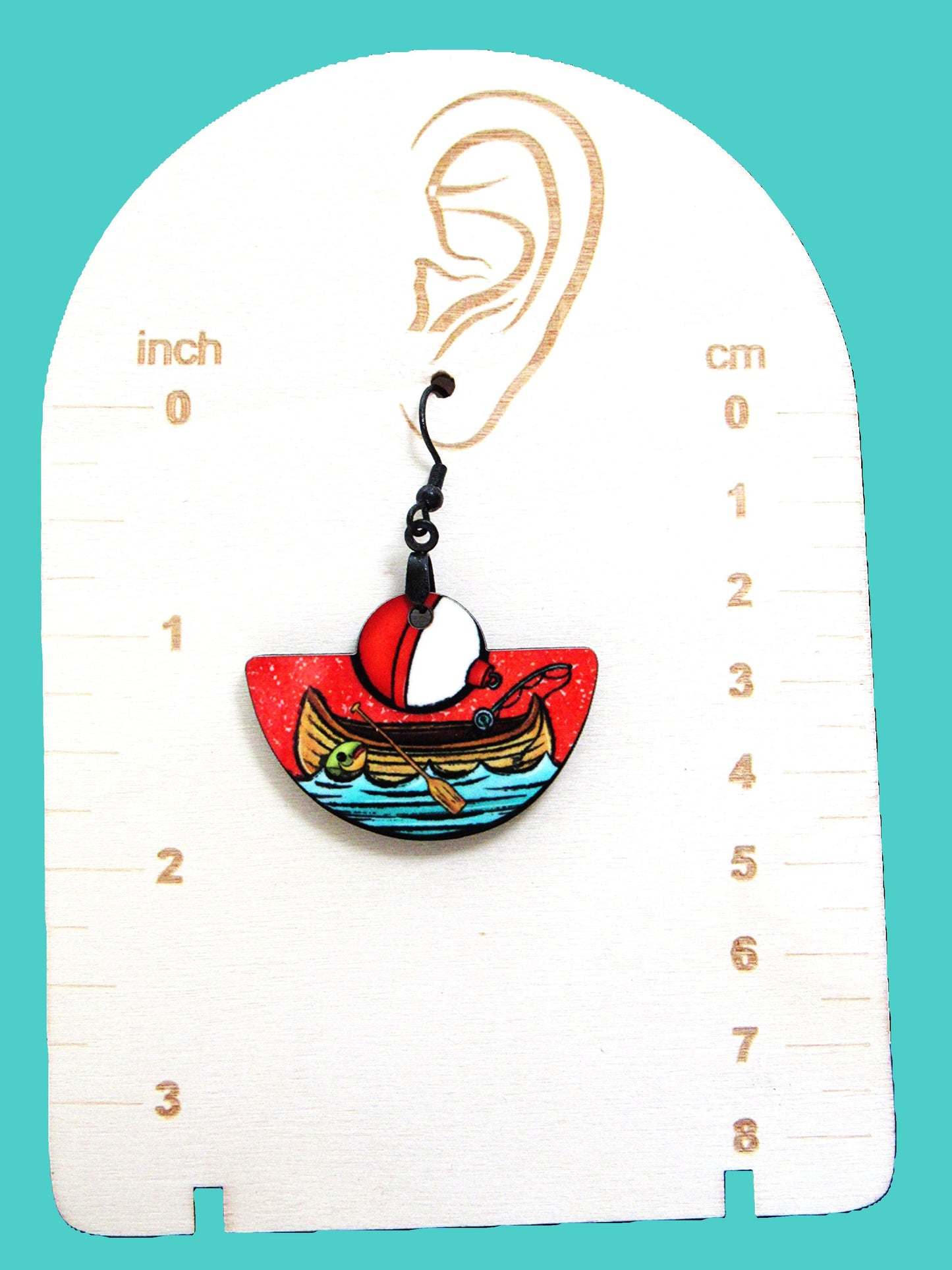 Boho Rounded Sublimated Earring