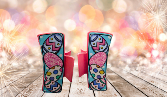 MDF-Large Sublimated Hair Claw Clip