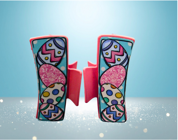 MDF-Large Sublimated Hair Claw Clip