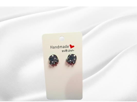 MDF-Elephant Shaped Sublimated Stud Earrings