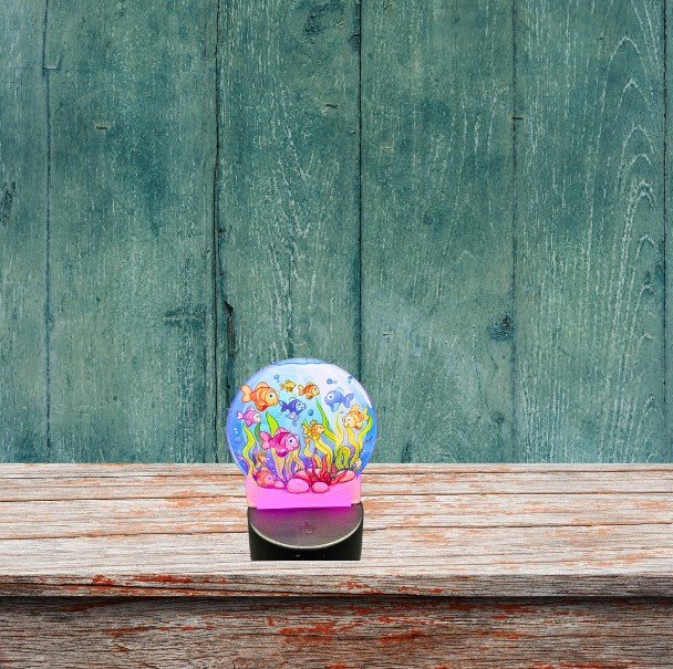 Round Shaped Sublimated Acrylic Light