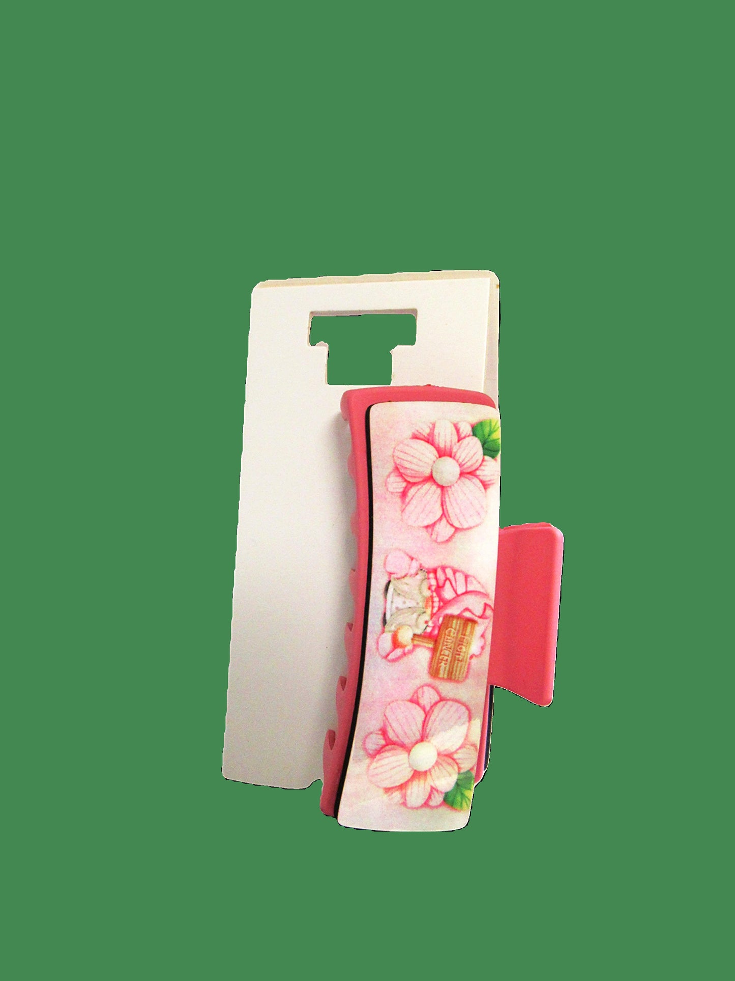 Breast Cancer Sublimated Hair Clip Large