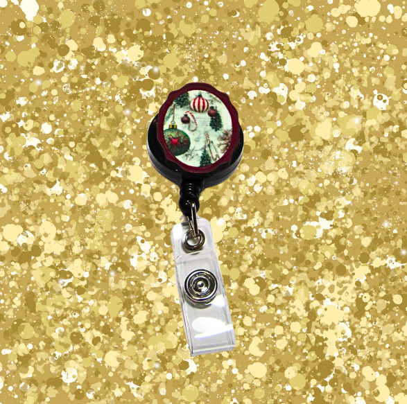 MDF- Oval Frame Shaped Sublimated Badge Reel