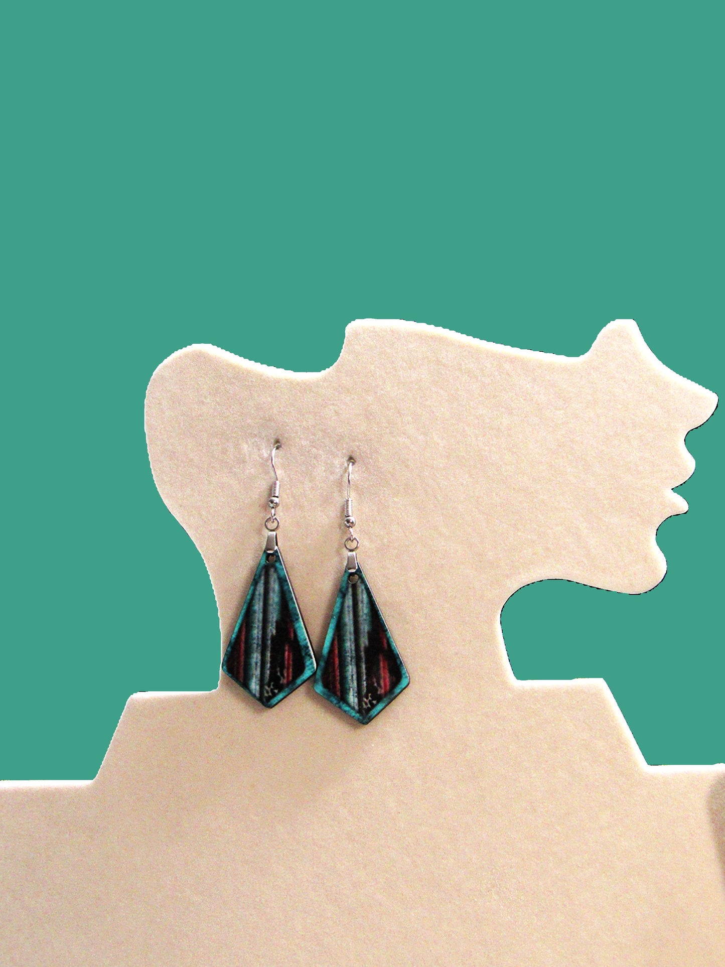 Boho Geometric Shaped Sublimated Earrings