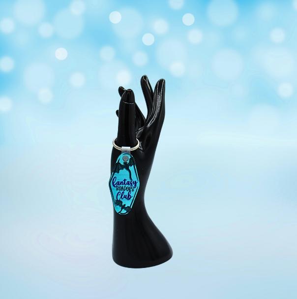 MDF-Motel Keychain Shaped Sublimated Keychain