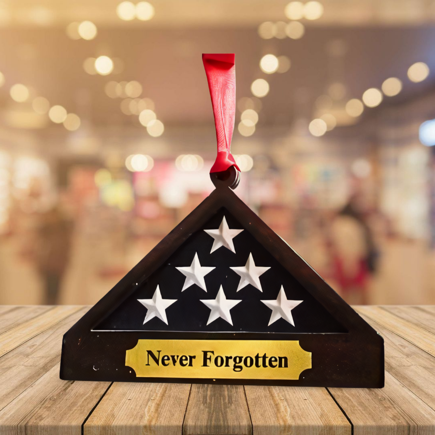 3D Flag Case Sublimated Ornament