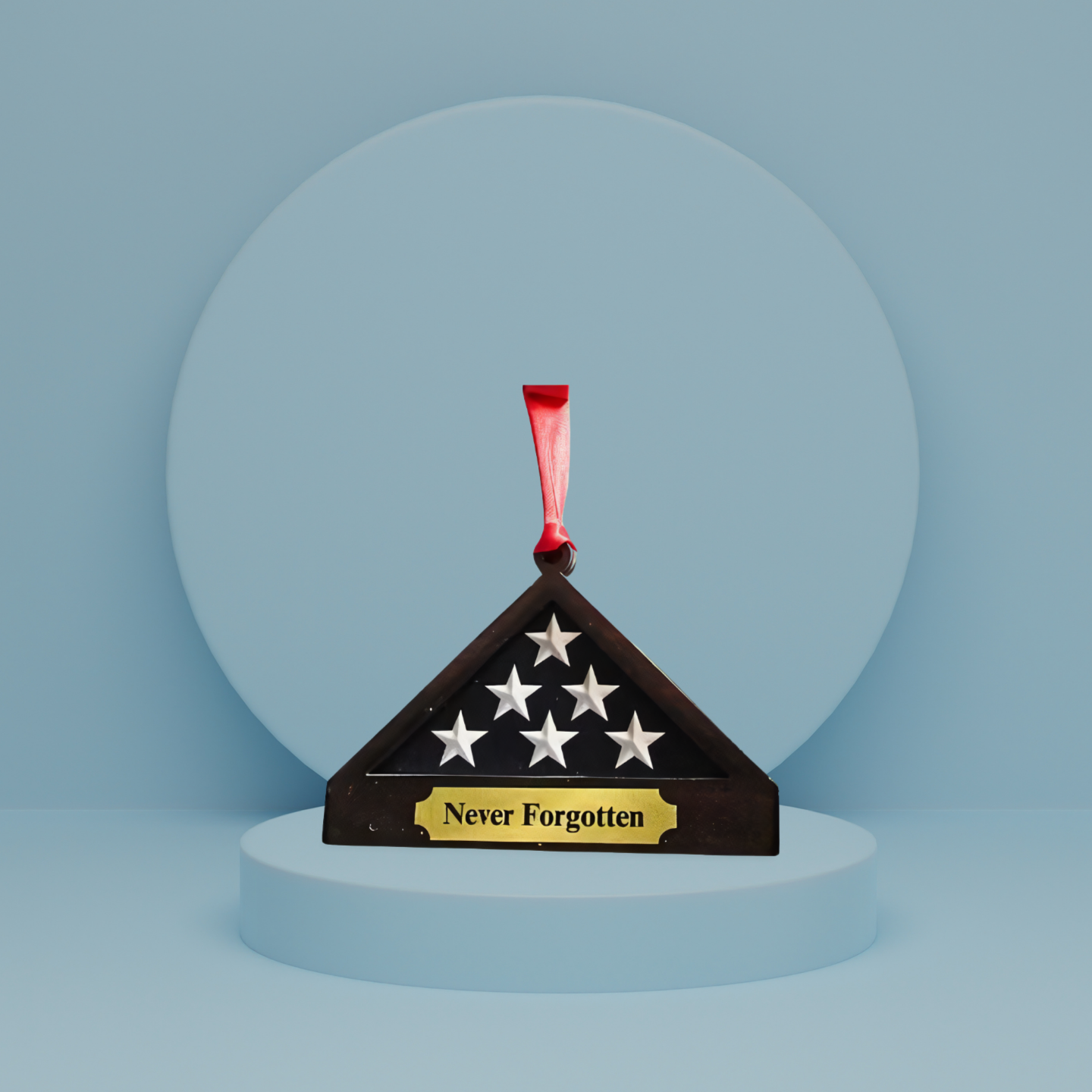 3D Flag Case Sublimated Ornament