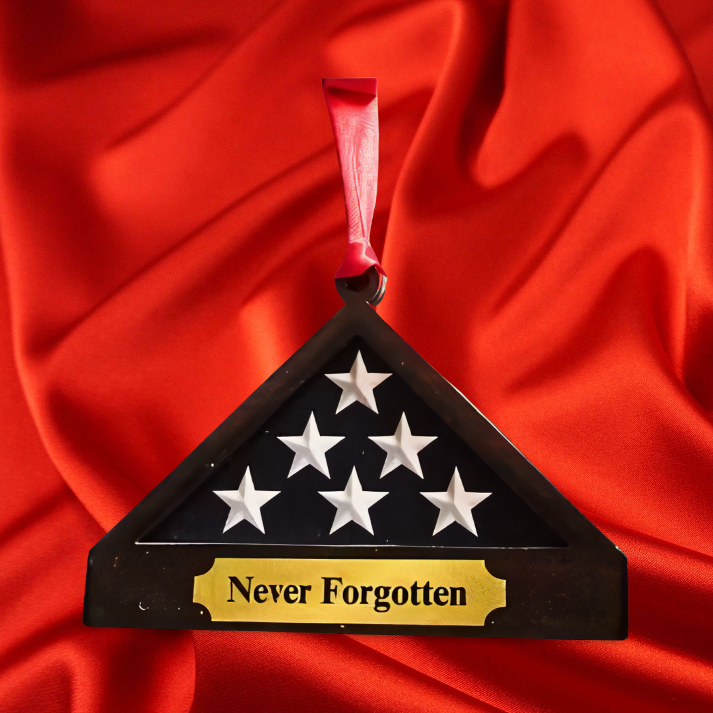 3D Flag Case Sublimated Ornament