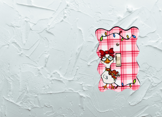 Wavy Edge Shaped Sublimated  Switch Plate Cover