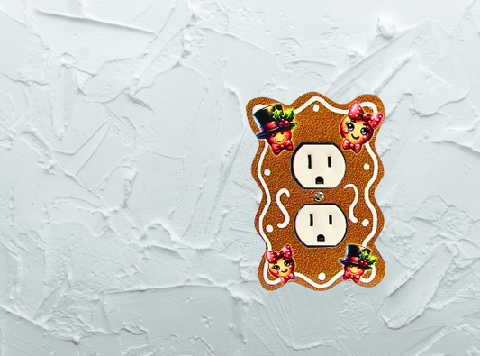 Wavy Edge Shaped Sublimated Outlet Cover