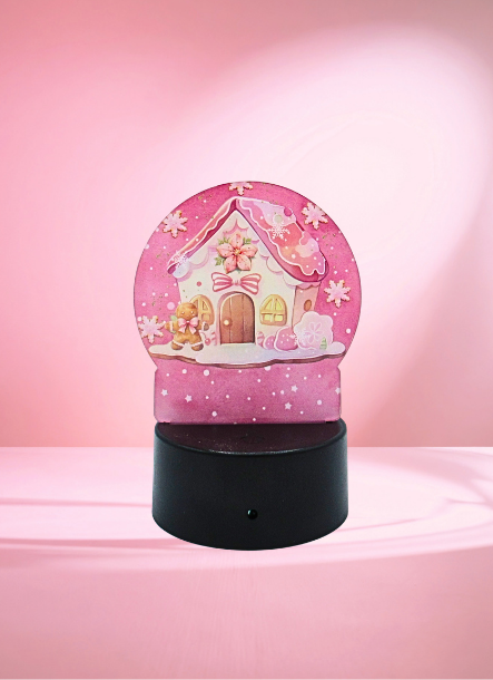 Acrylic- Round Shaped Sublimated Light