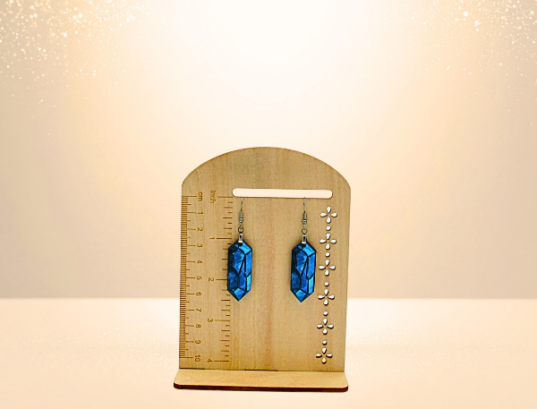 MDF-Feather Shaped Sublimated Earrings 1.5 inch