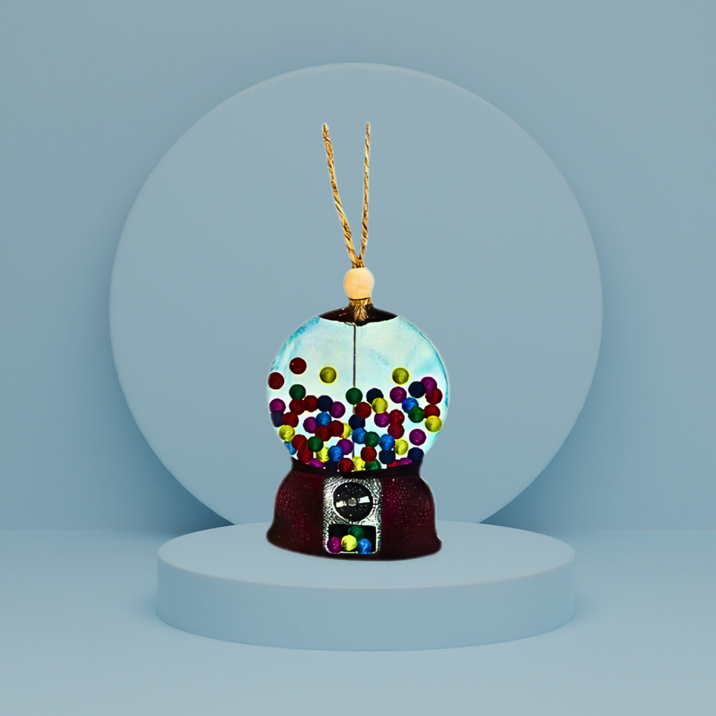 Snowglobe Shaped Sublimated Ornament