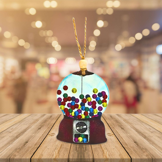 Snowglobe Shaped Sublimated Ornament