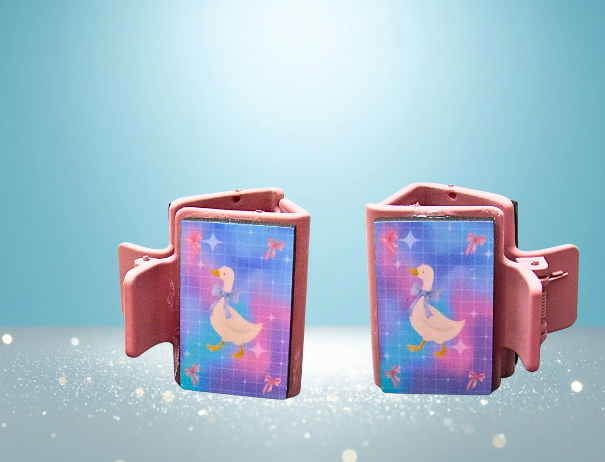 MDF-Small Sublimated Hair Claw Clip