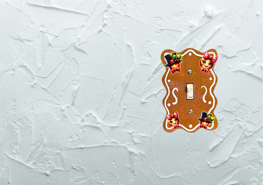 Wavy Edge Shaped Sublimated  Switch Plate Cover