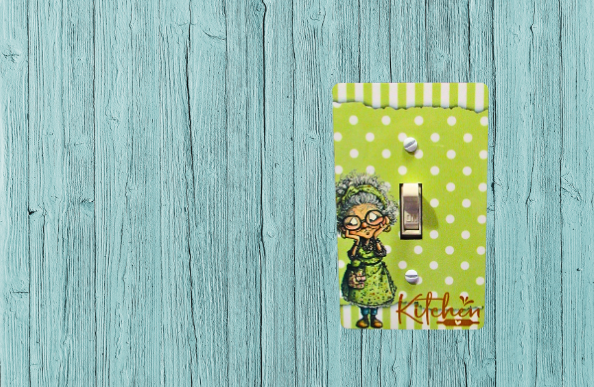 MDF-Standard Shaped Sublimated Light Switch Plate