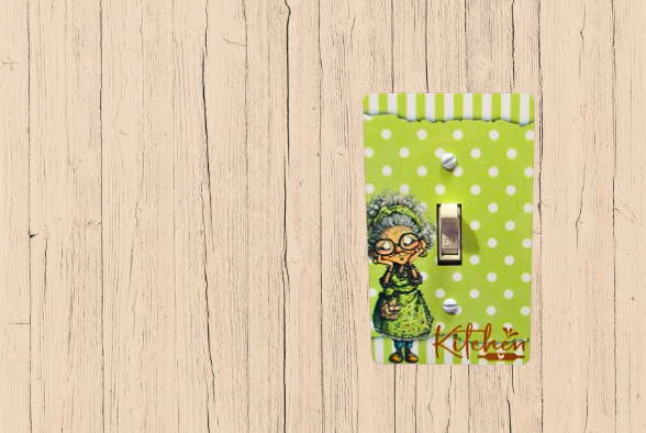MDF-Standard Shaped Sublimated Light Switch Plate
