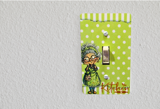 MDF-Standard Shaped Sublimated Light Switch Plate