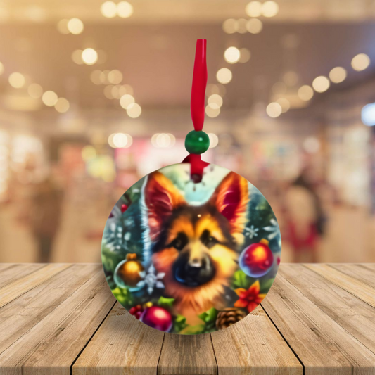 Round Shaped Sublimated Ornament