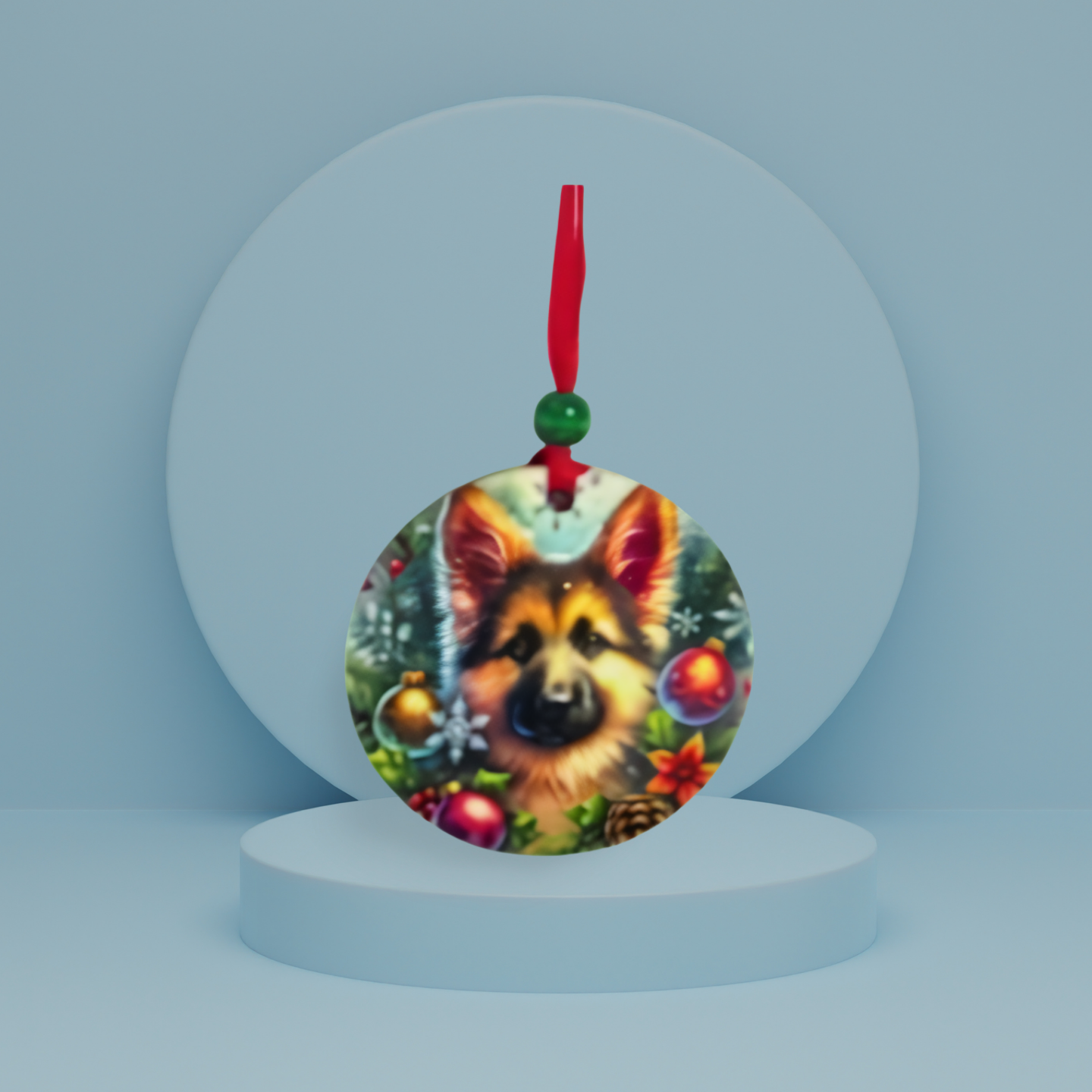 Round Shaped Sublimated Ornament