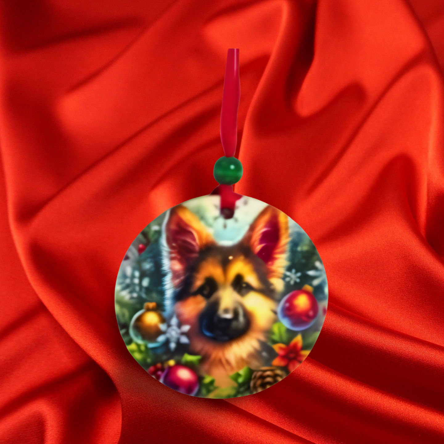 Round Shaped Sublimated Ornament