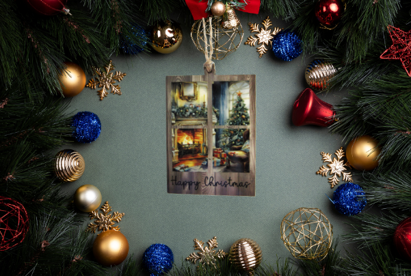 Window Shaped Sublimated Ornament