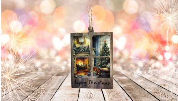 Window Shaped Sublimated Ornament