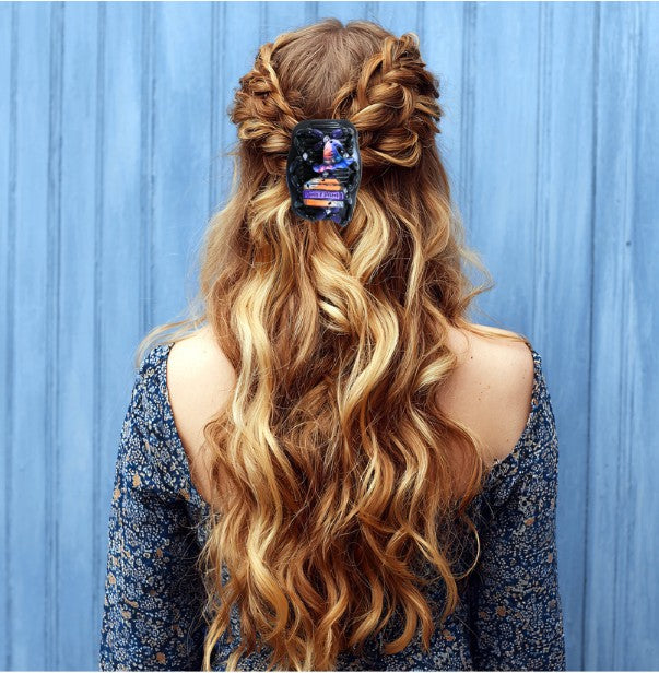 Double Comb Hair Clip With Sublimated Interchangeable Charms