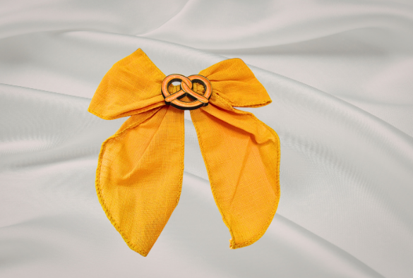 5" Girls Cotton Hair Bow with MDF Shaped Sublimated Center (MISC)