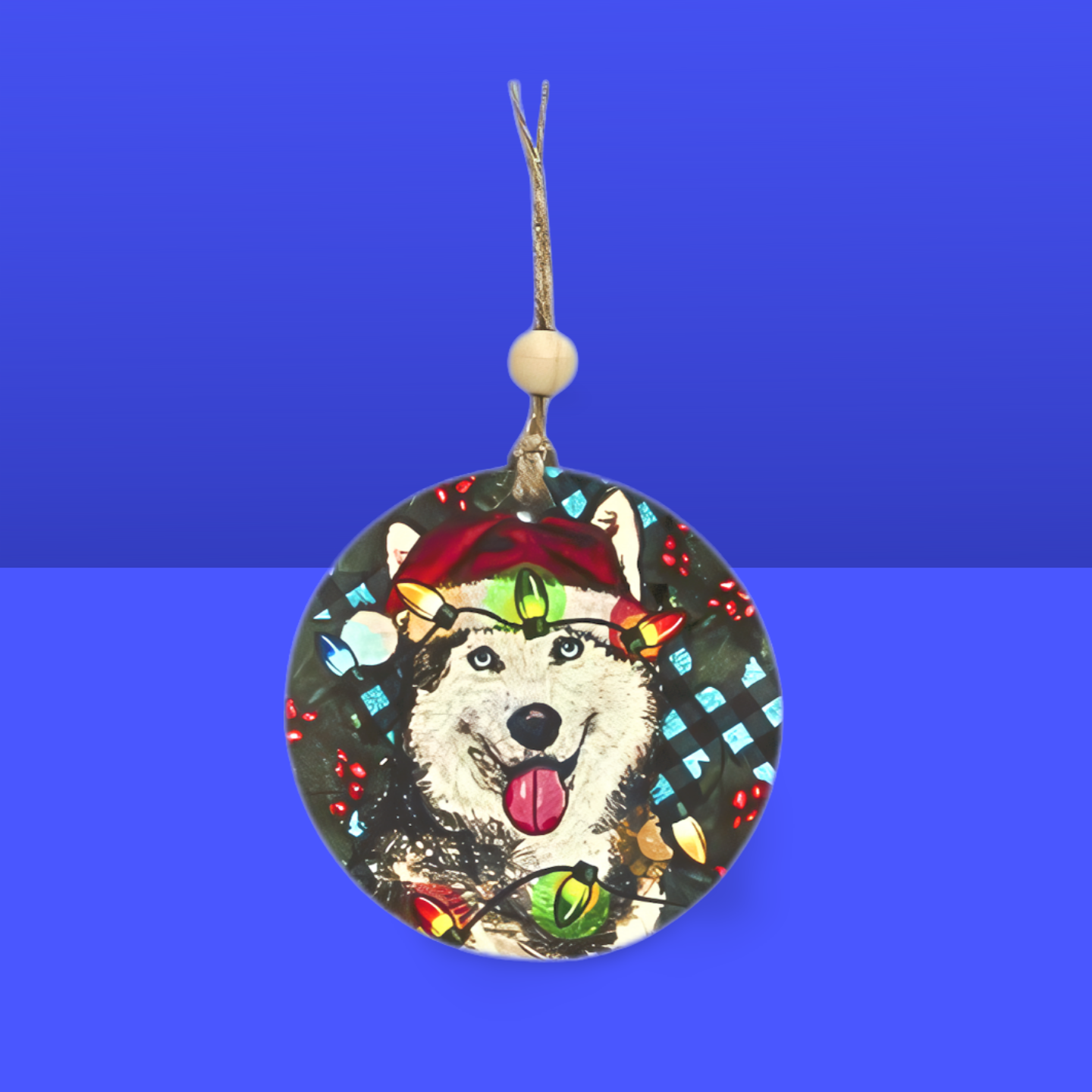 Round Shaped Sublimated Ornament