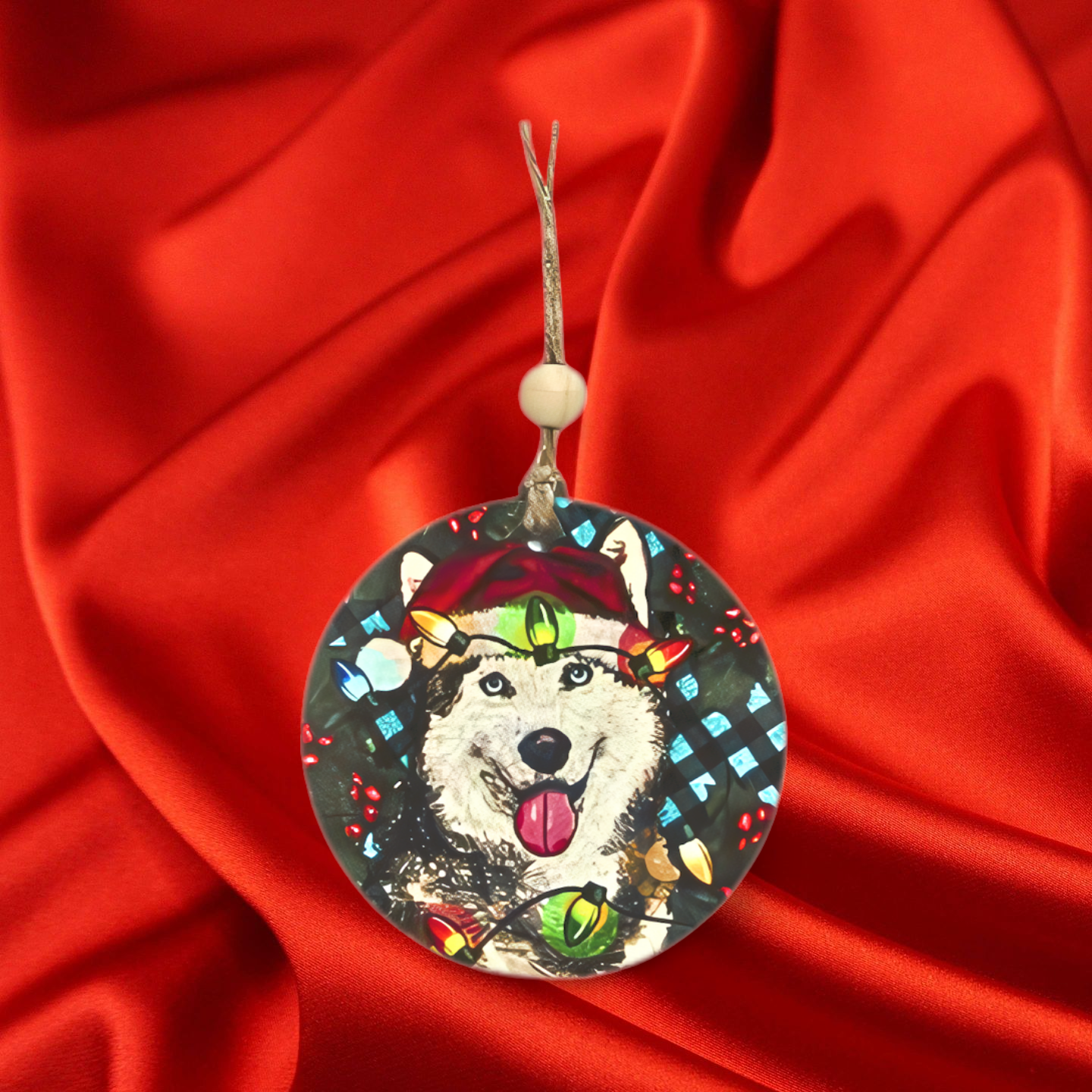 Round Shaped Sublimated Ornament