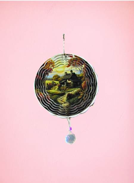 8 inch Sublimated Wind Spinner House