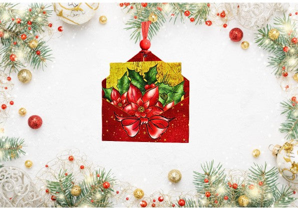 Letter Shaped Sublimated Ornament