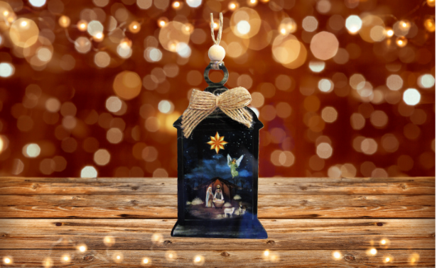 Lantern Shaped Sublimated Ornament
