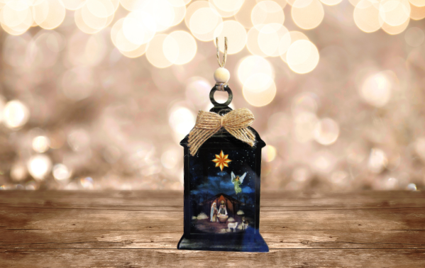 Lantern Shaped Sublimated Ornament