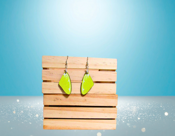 MDF-Wing Shaped Sublimated Earrings 1.5 inch