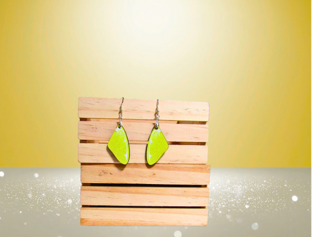 MDF-Wing Shaped Sublimated Earrings 1.5 inch