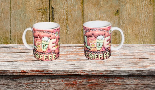 11 oz.  Ceramic Coffee Mug Sublimated