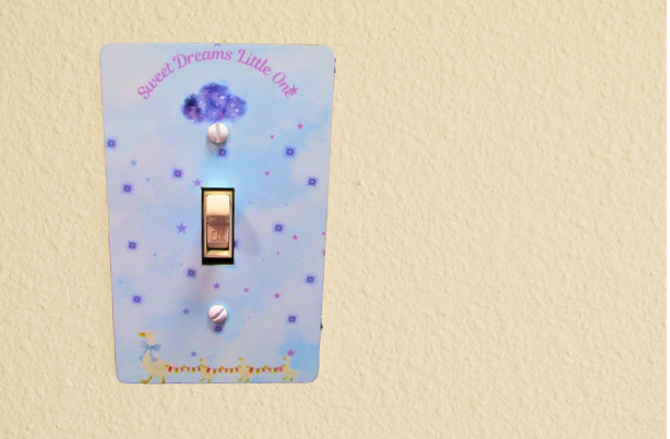 MDF-Standard Shaped Sublimated Light Switch Plate