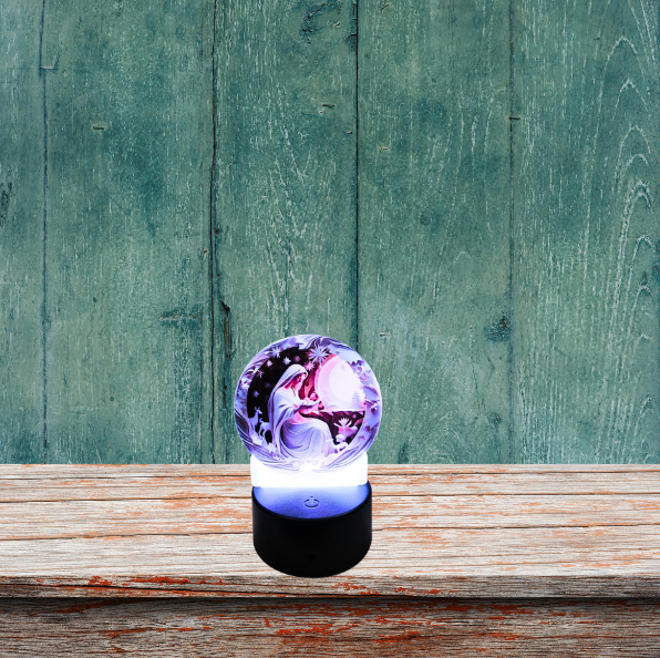 Round Shaped Sublimated Acrylic Light