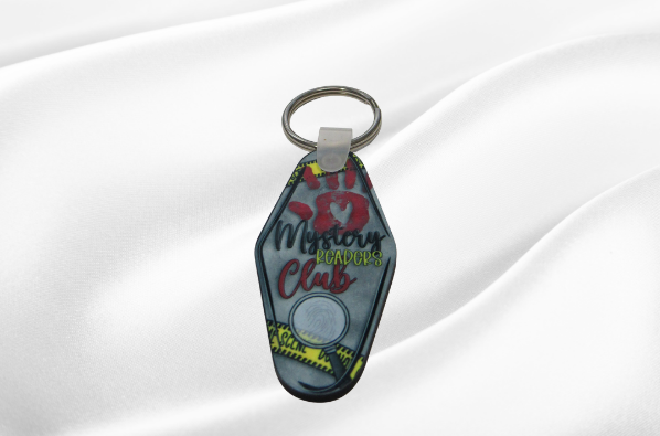 MDF-Motel Keychain Shaped Sublimated Keychain
