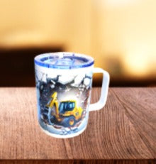 12 oz. Metal Mug with handle and Lid Sublimated