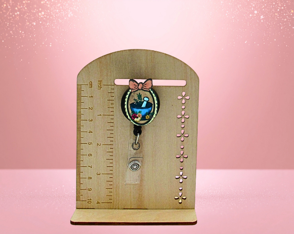 MDF- Oval Frame Shaped Sublimated Badge Reel