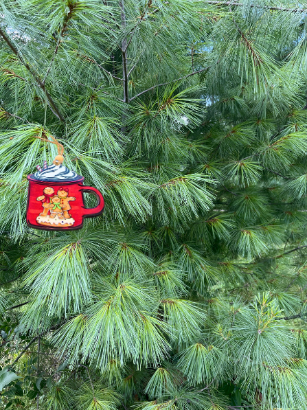 MDF - 3 INCHES - Coffee Mug Shaped Sublimated Ornament