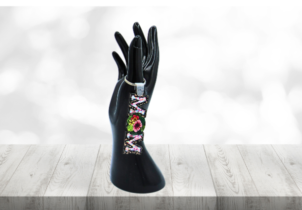 MDF-Horizontal Shaped MOM themed Sublimated Keychain