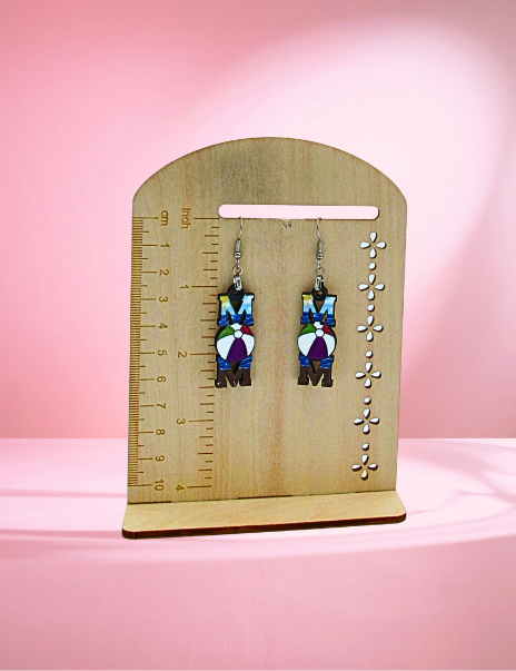 MDF-Mom Shaped Sublimated Earrings 1.5 inch